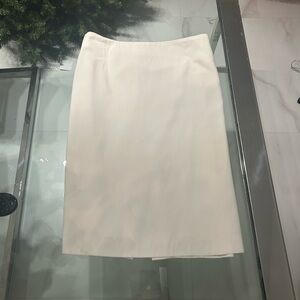 Alexander McQueen Cream Pencil Skirt Size 44